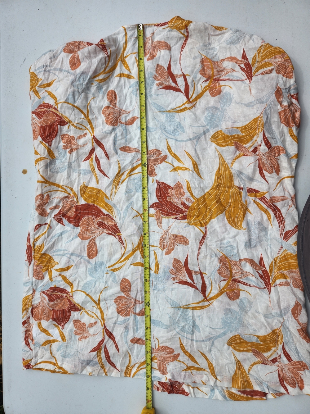 Cynthia Rowley Floral Linen Blend Kimono Cover Up One Size NWT - Picture 4 of 8